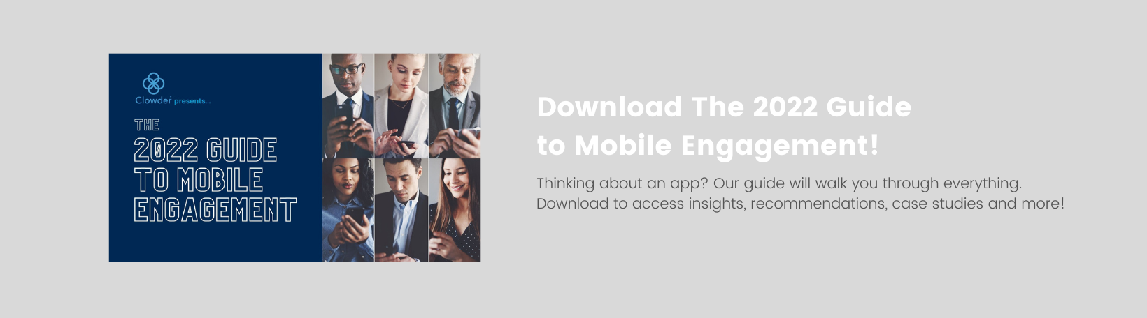 Download our 2022 Guide to Mobile Engagement!